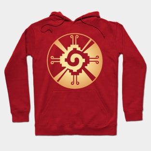 Galactic Butterfly Hunab Ku - aztec symbol Hoodie